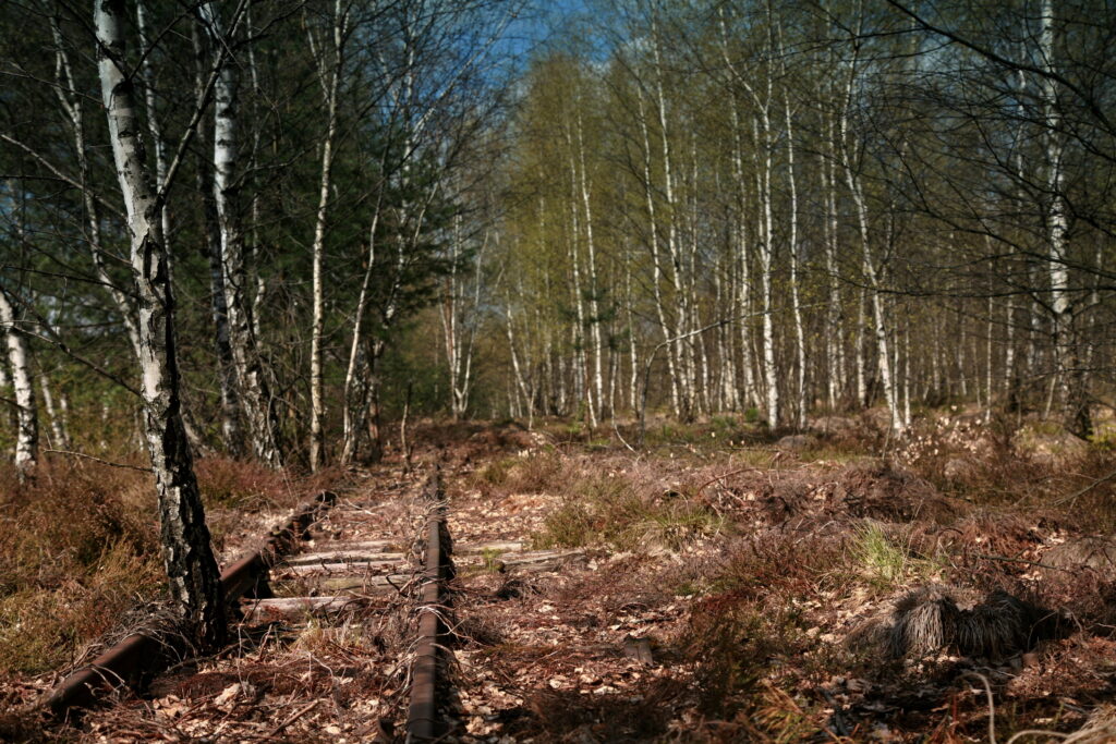 Pohľad na Rudné, bývalú ťažobnú lokalitu v CHKO Horná Orava 